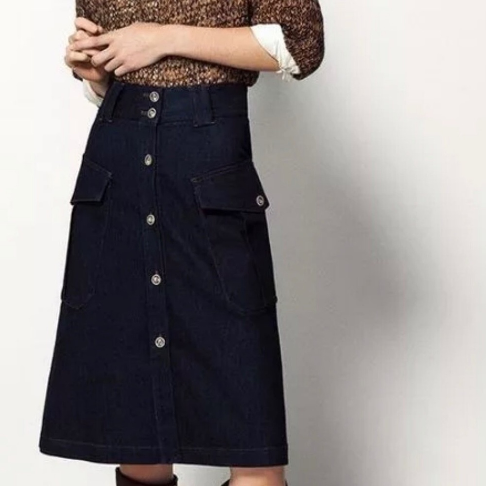 NWT Massimo Dutti denim skirt Size 2